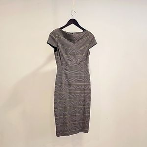 M&S Checked Work Dress, Size Small
